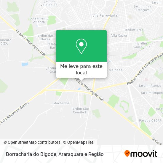 Borracharia do Bigode mapa