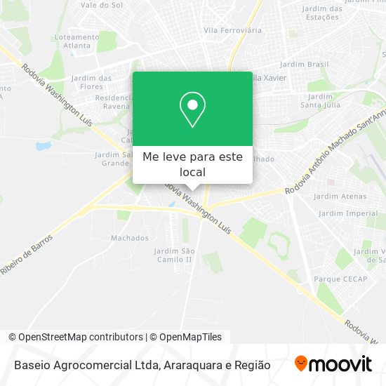Baseio Agrocomercial Ltda mapa