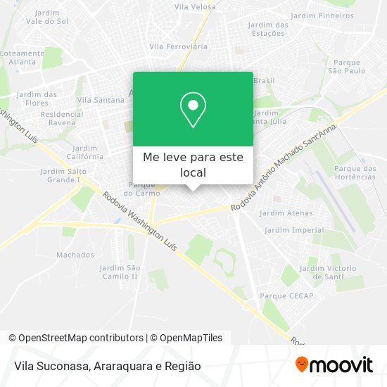 Vila Suconasa mapa