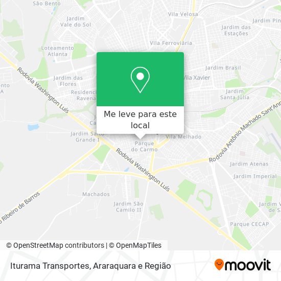 Iturama Transportes mapa