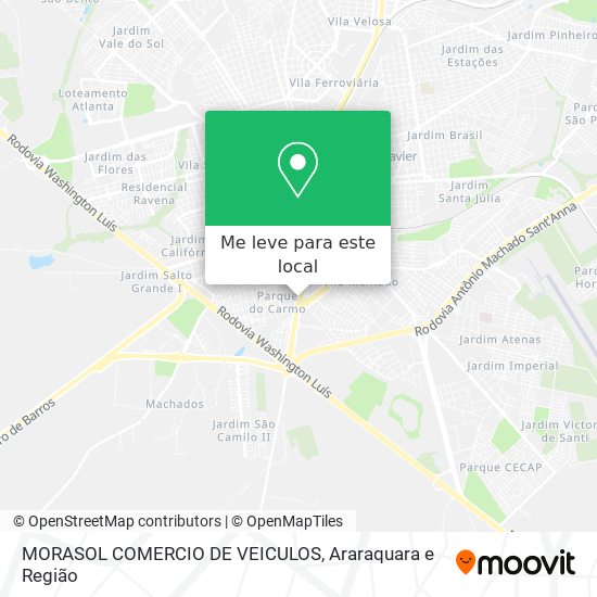 MORASOL COMERCIO DE VEICULOS mapa
