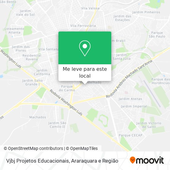 Vjbj Projetos Educacionais mapa