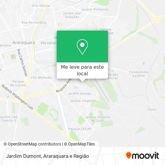 Jardim Dumont mapa