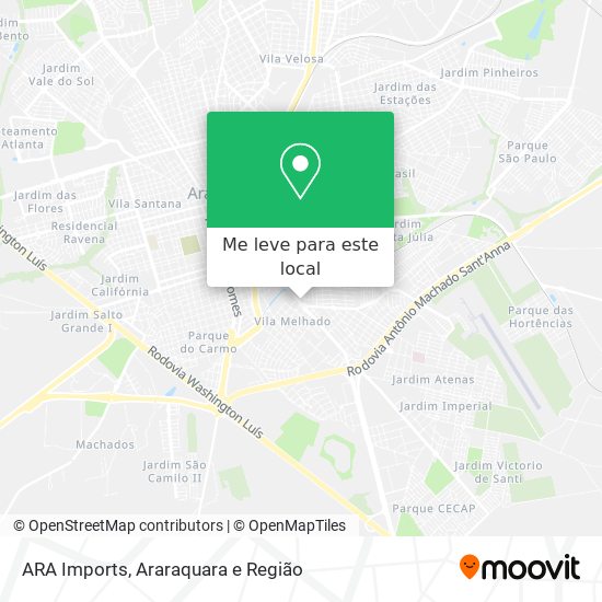 ARA Imports mapa