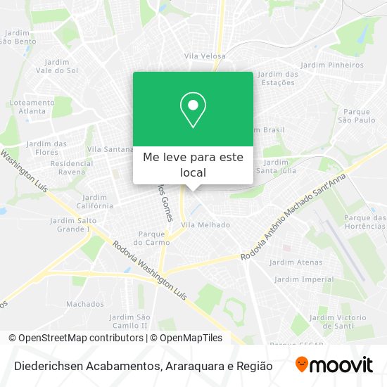 Diederichsen Acabamentos mapa
