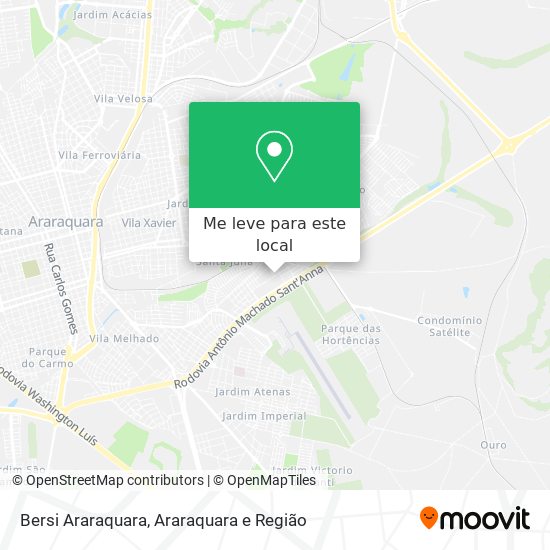 Bersi Araraquara mapa