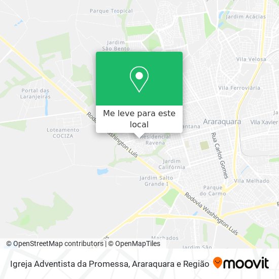 Igreja Adventista da Promessa mapa