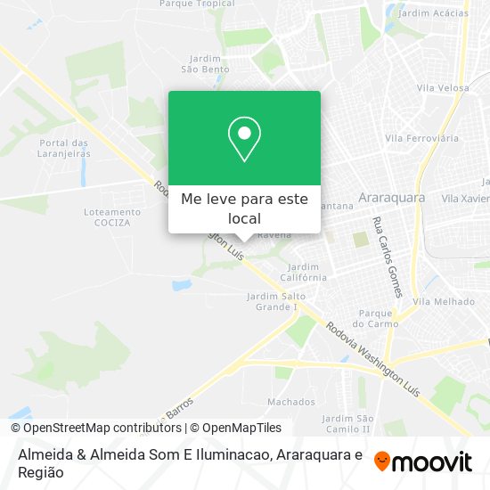 Almeida & Almeida Som E Iluminacao mapa