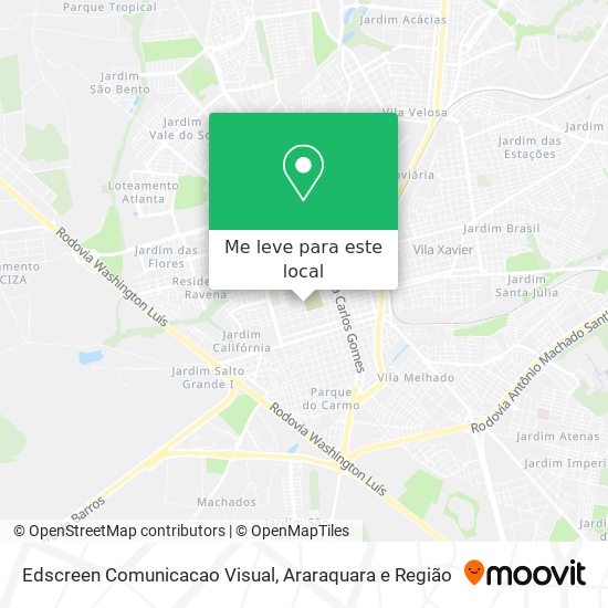 Edscreen Comunicacao Visual mapa
