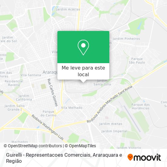 Guirelli - Representacoes Comerciais mapa