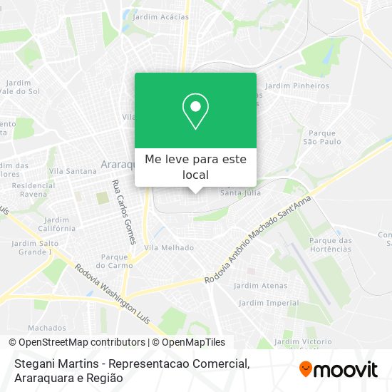 Stegani Martins - Representacao Comercial mapa