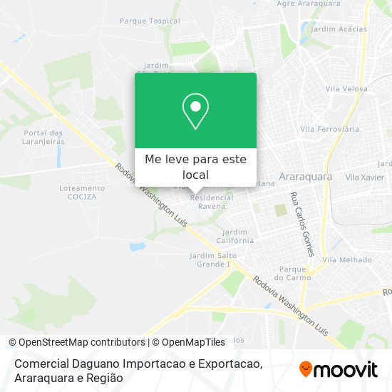 Comercial Daguano Importacao e Exportacao mapa