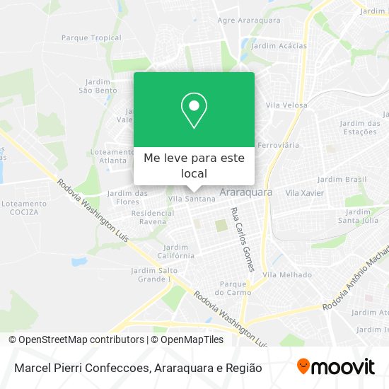 Marcel Pierri Confeccoes mapa