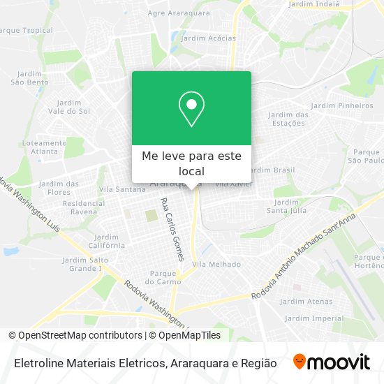 Eletroline Materiais Eletricos mapa