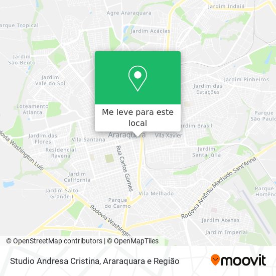 Studio Andresa Cristina mapa