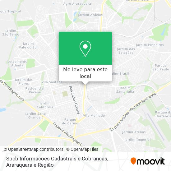 Spcb Informacoes Cadastrais e Cobrancas mapa