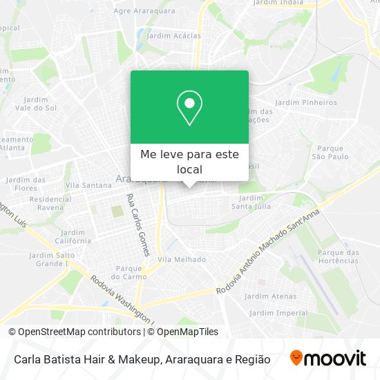 Carla Batista Hair & Makeup mapa