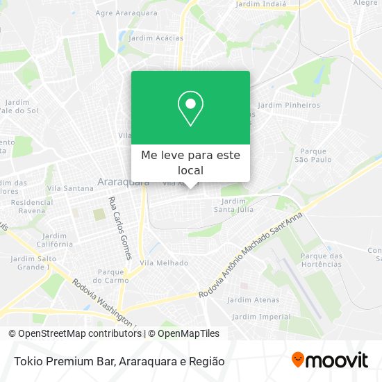 Tokio Premium Bar mapa