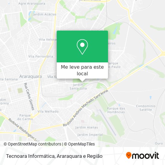 Tecnoara Informática mapa