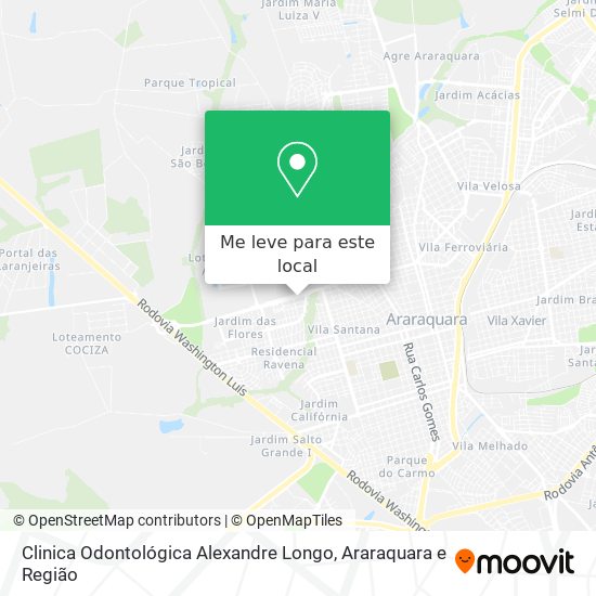 Clinica Odontológica Alexandre Longo mapa