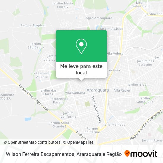 Wilson Ferreira Escapamentos mapa