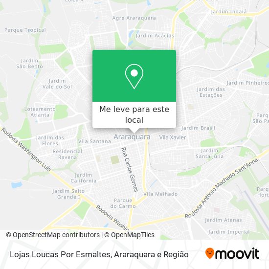 Lojas Loucas Por Esmaltes mapa