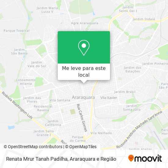 Renata Mrur Tanah Padilha mapa