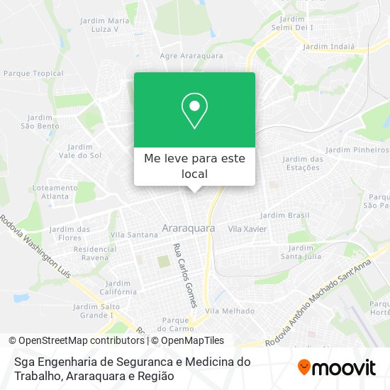 Sga Engenharia de Seguranca e Medicina do Trabalho mapa