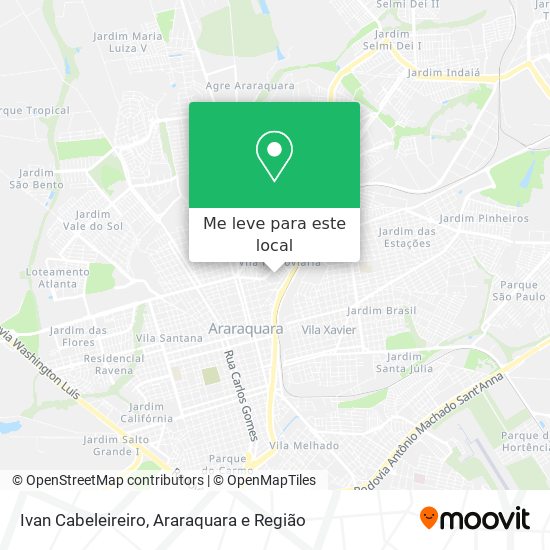 Ivan Cabeleireiro mapa