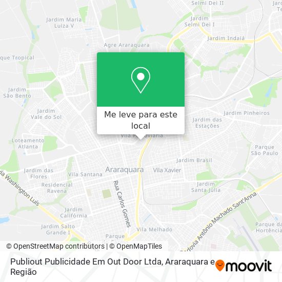 Publiout Publicidade Em Out Door Ltda mapa