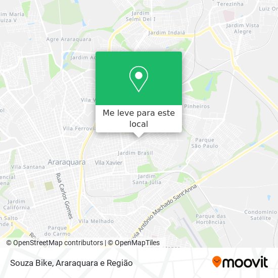 Souza Bike mapa