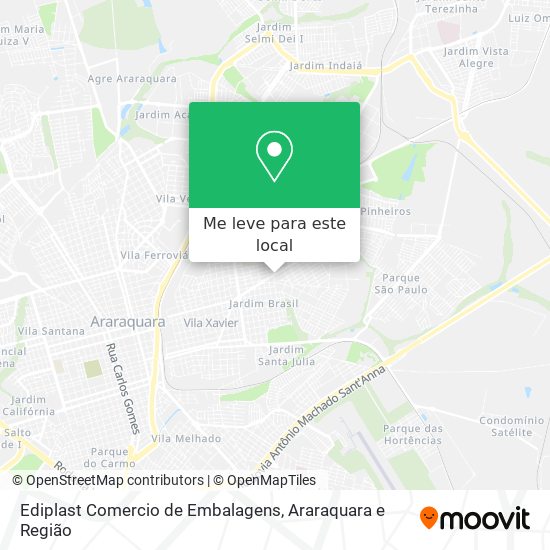 Ediplast Comercio de Embalagens mapa