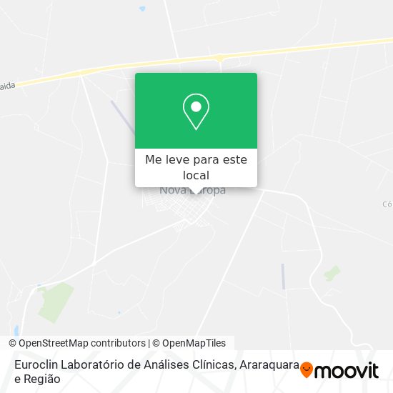 Euroclin Laboratório de Análises Clínicas mapa