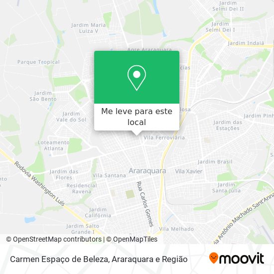 Carmen Espaço de Beleza mapa