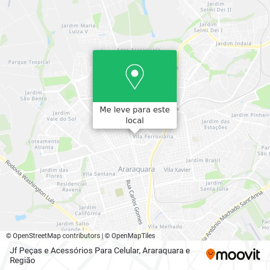 Jf Peças e Acessórios Para Celular mapa
