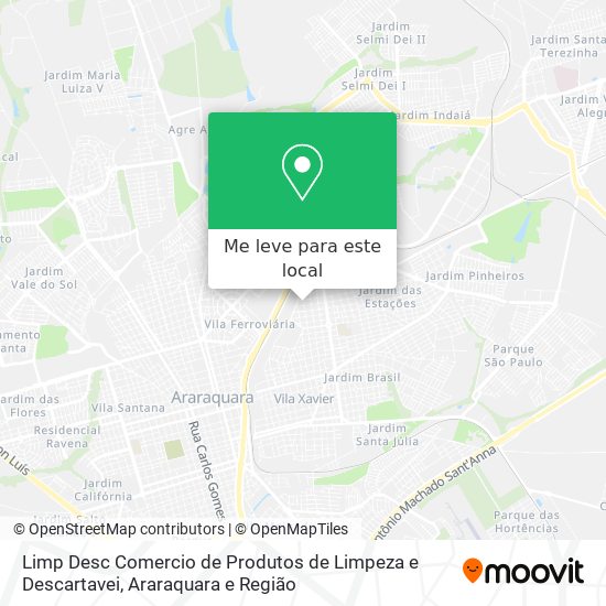 Limp Desc Comercio de Produtos de Limpeza e Descartavei mapa