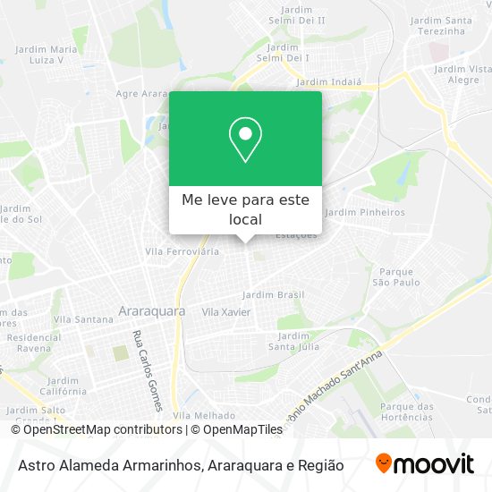 Astro Alameda Armarinhos mapa