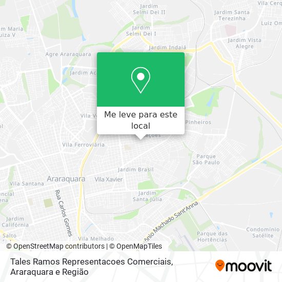 Tales Ramos Representacoes Comerciais mapa