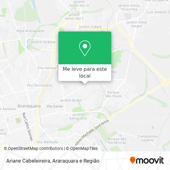 Ariane Cabeleireira mapa