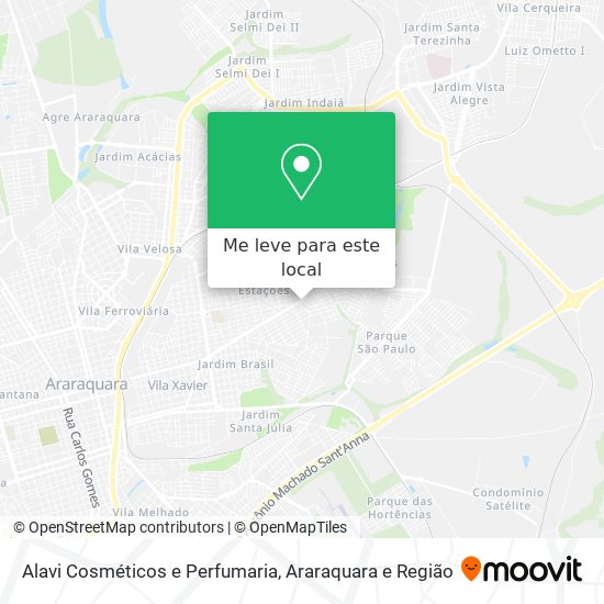 Alavi Cosméticos e Perfumaria mapa