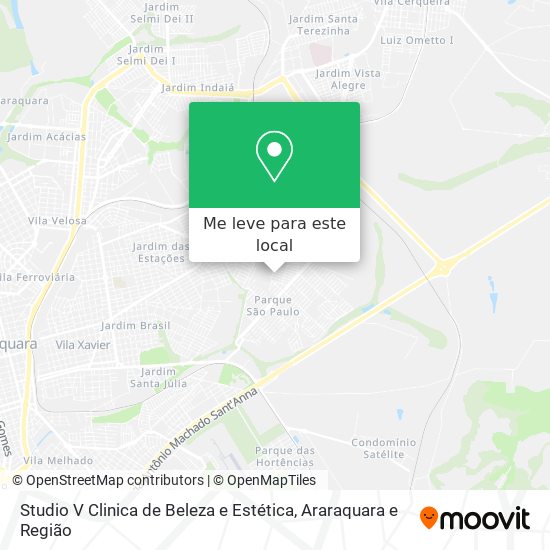 Studio V Clinica de Beleza e Estética mapa