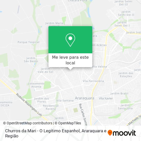 Churros da Mari - O Legitimo Espanhol mapa