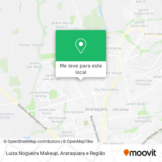 Luiza Nogueira Makeup mapa