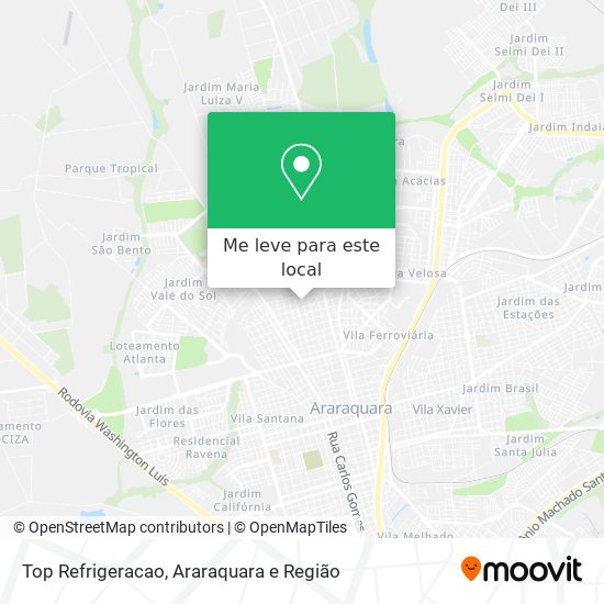 Top Refrigeracao mapa