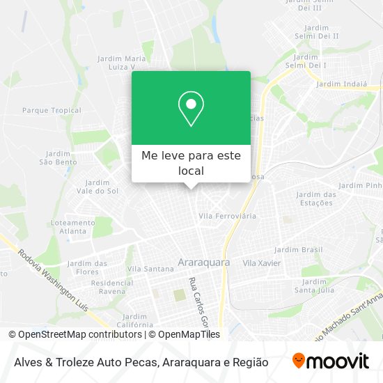 Alves & Troleze Auto Pecas mapa