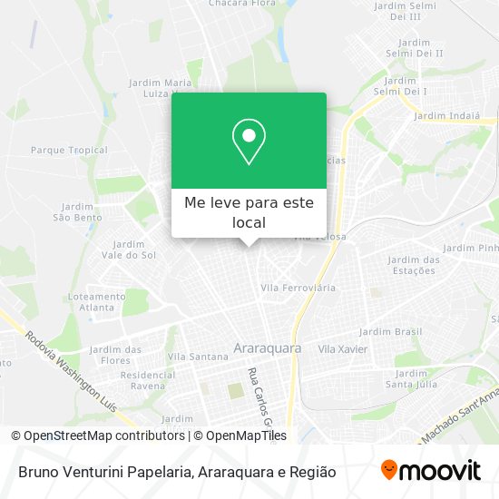 Bruno Venturini Papelaria mapa