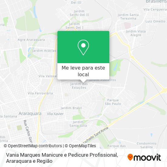 Vania Marques Manicure e Pedicure Profissional mapa