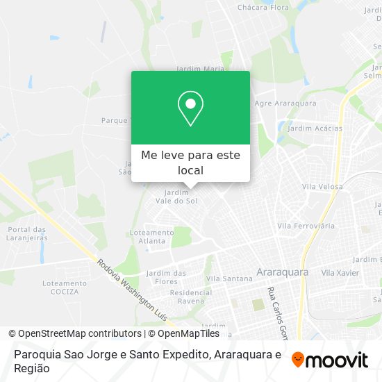 Paroquia Sao Jorge e Santo Expedito mapa