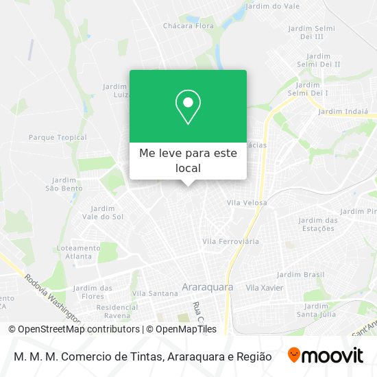 M. M. M. Comercio de Tintas mapa