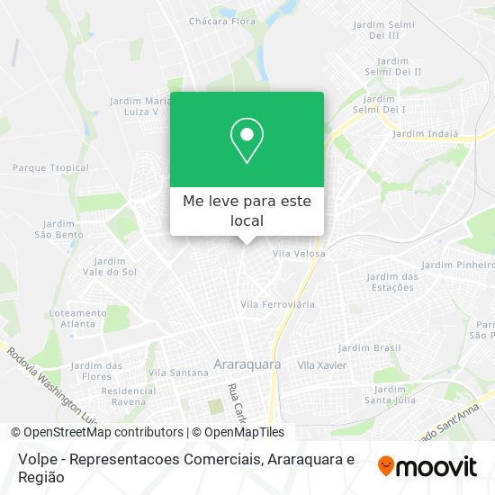 Volpe - Representacoes Comerciais mapa